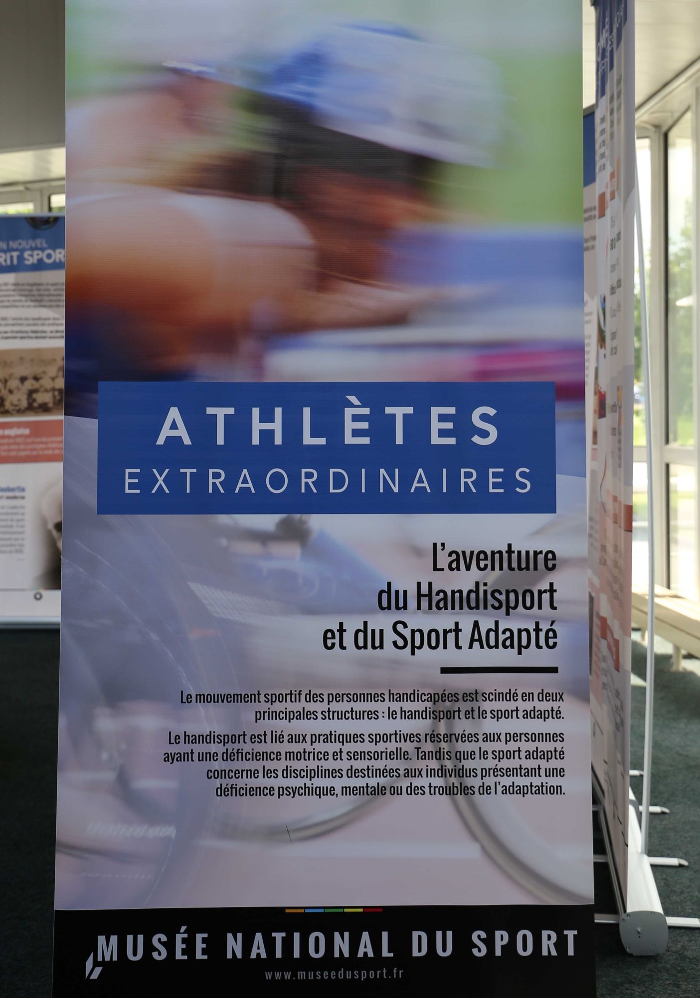 Nouvelle exposition : « Athlètes extraordinaires, l’aventure du Handisport et du sport adapté »